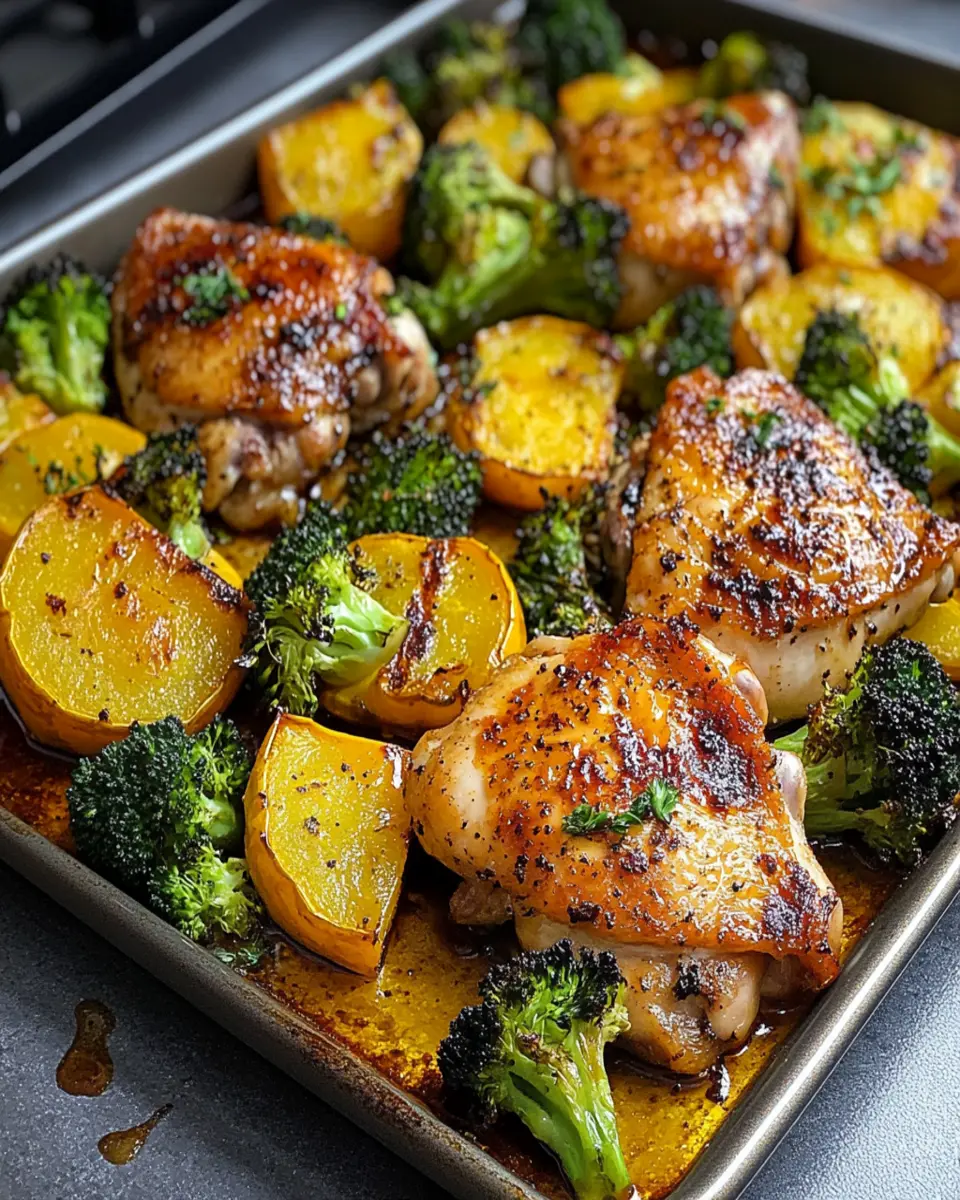Chicken And Acorn Squash Sheet Pan Dinner First Image First Image