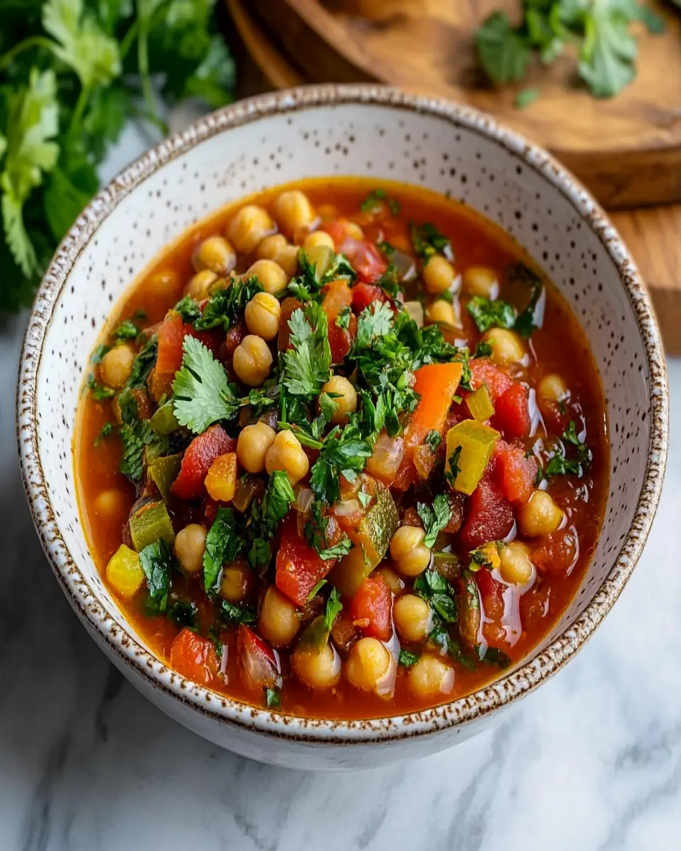 Chickpea Harissa Vegetable Soup First Image First Image