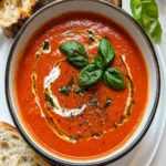 Creamy Tomato Basil Soup First Image First Image