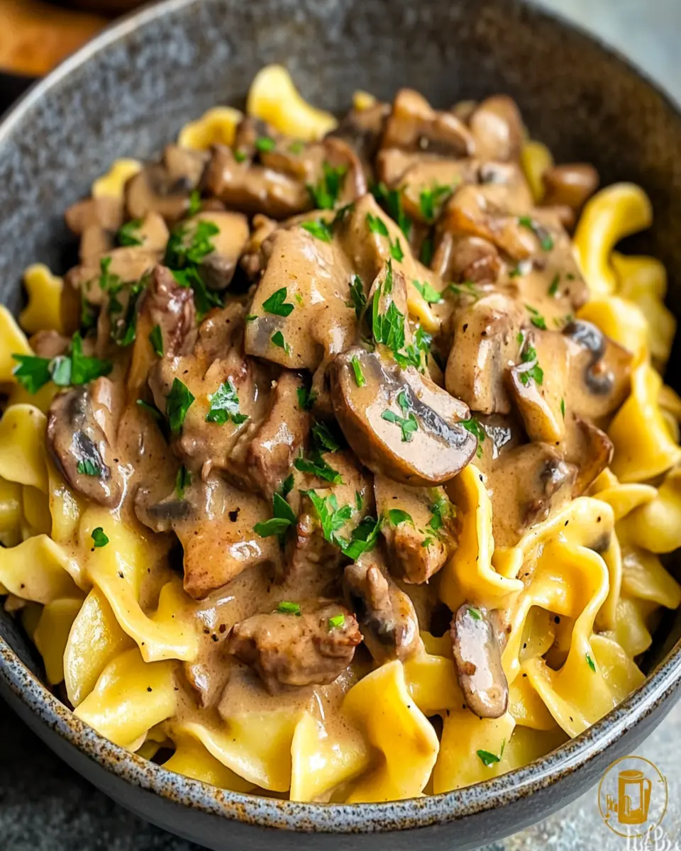 Weeknight Beef Stroganoff With Cremini Mushrooms First Image First Image