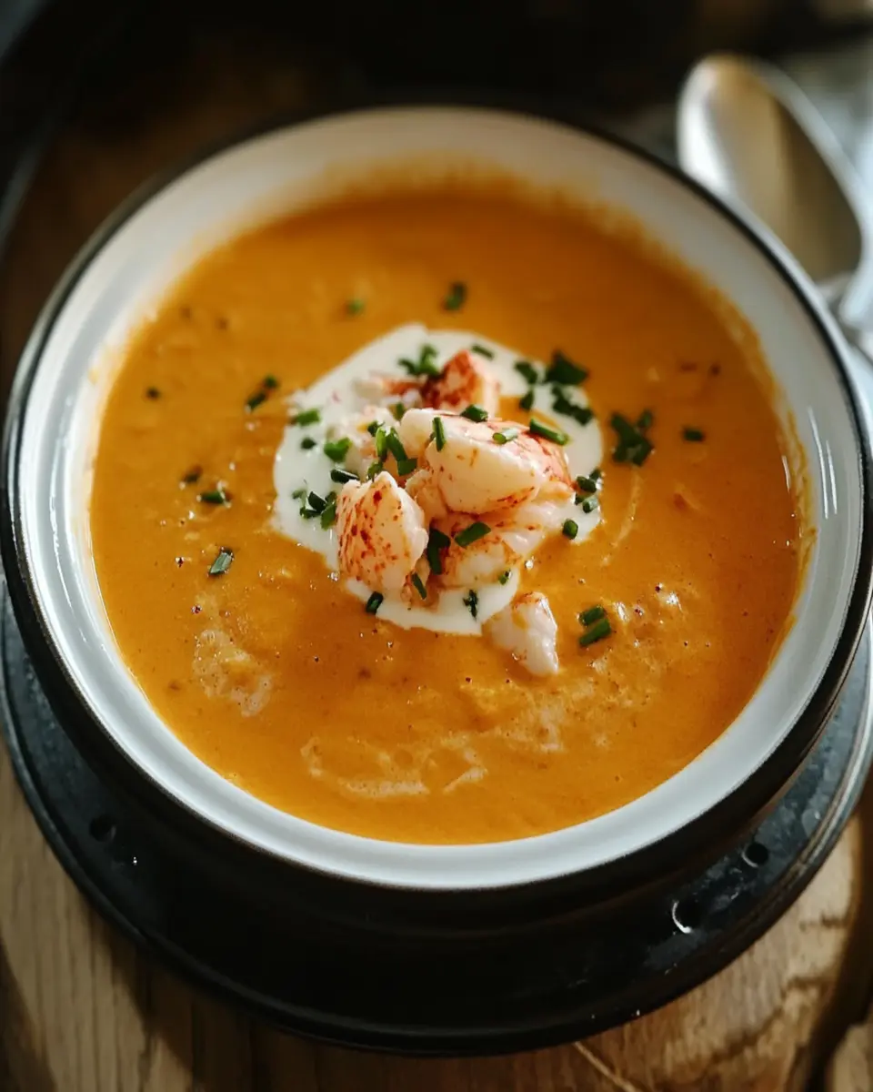 Kevins Lobster Bisque Soup First Image First Image