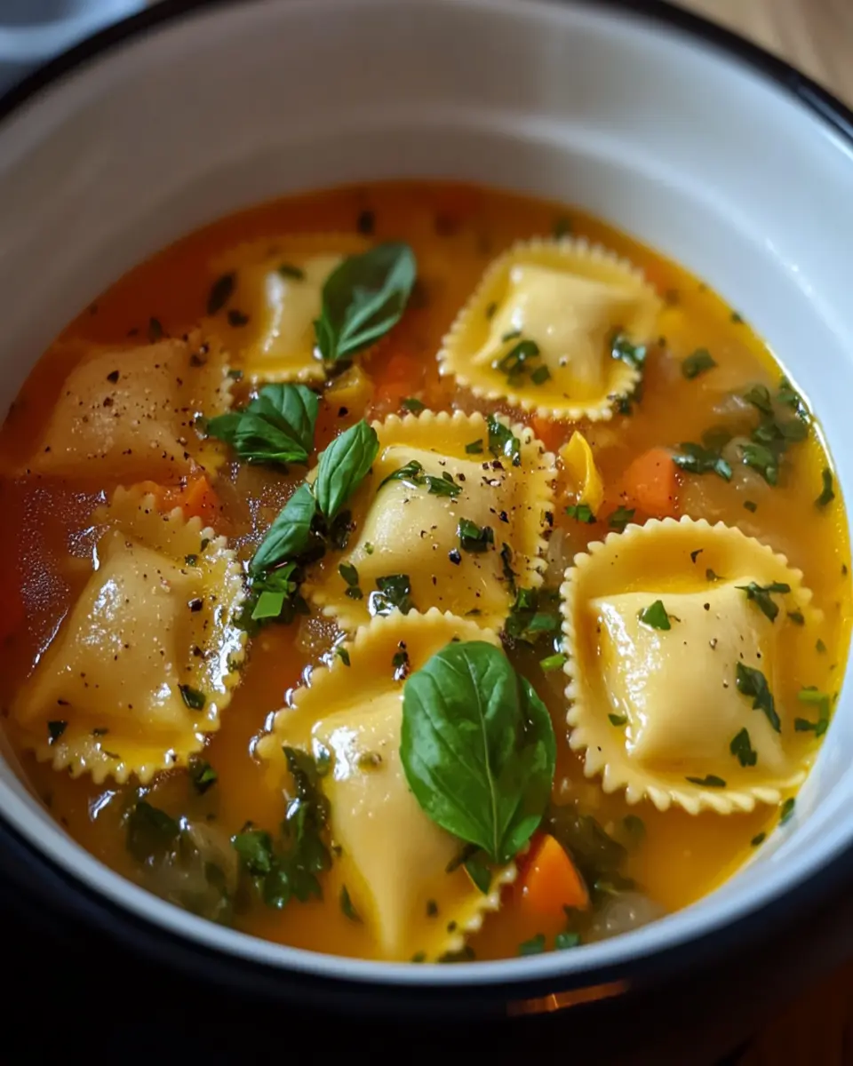 Ravioli Soup First Image First Image