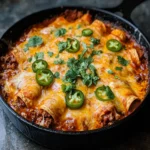 Cheesy Skillet Beef Enchilada Bake First Image First Image