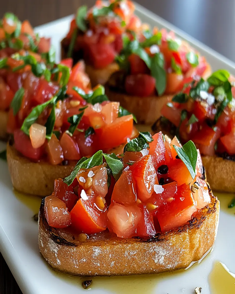 Tomato Basil Bruschetta Recipe First Image First Image
