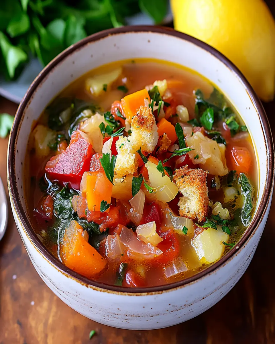 Healthy Vegetable Soup First Image First Image