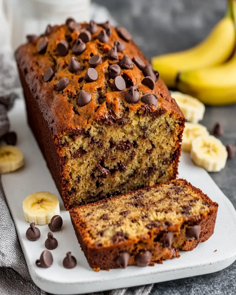 Chocolate Chip Banana Bread First Image First Image