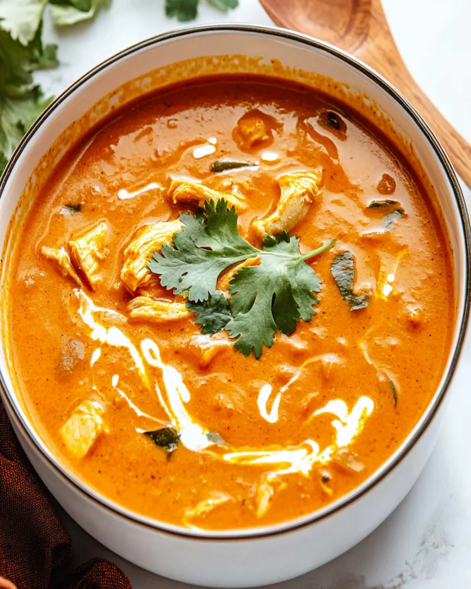 Hearty Curry Pumpkin Soup with Chicken First Image First Image