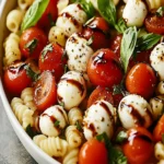 Creamy Caprese Pasta Salad First Image First Image