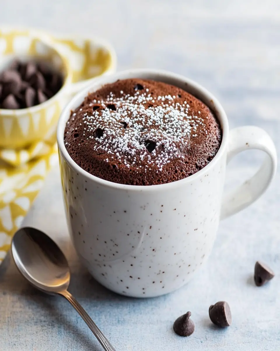 A 2 Minute Chocolate Mug Cake First Image First Image