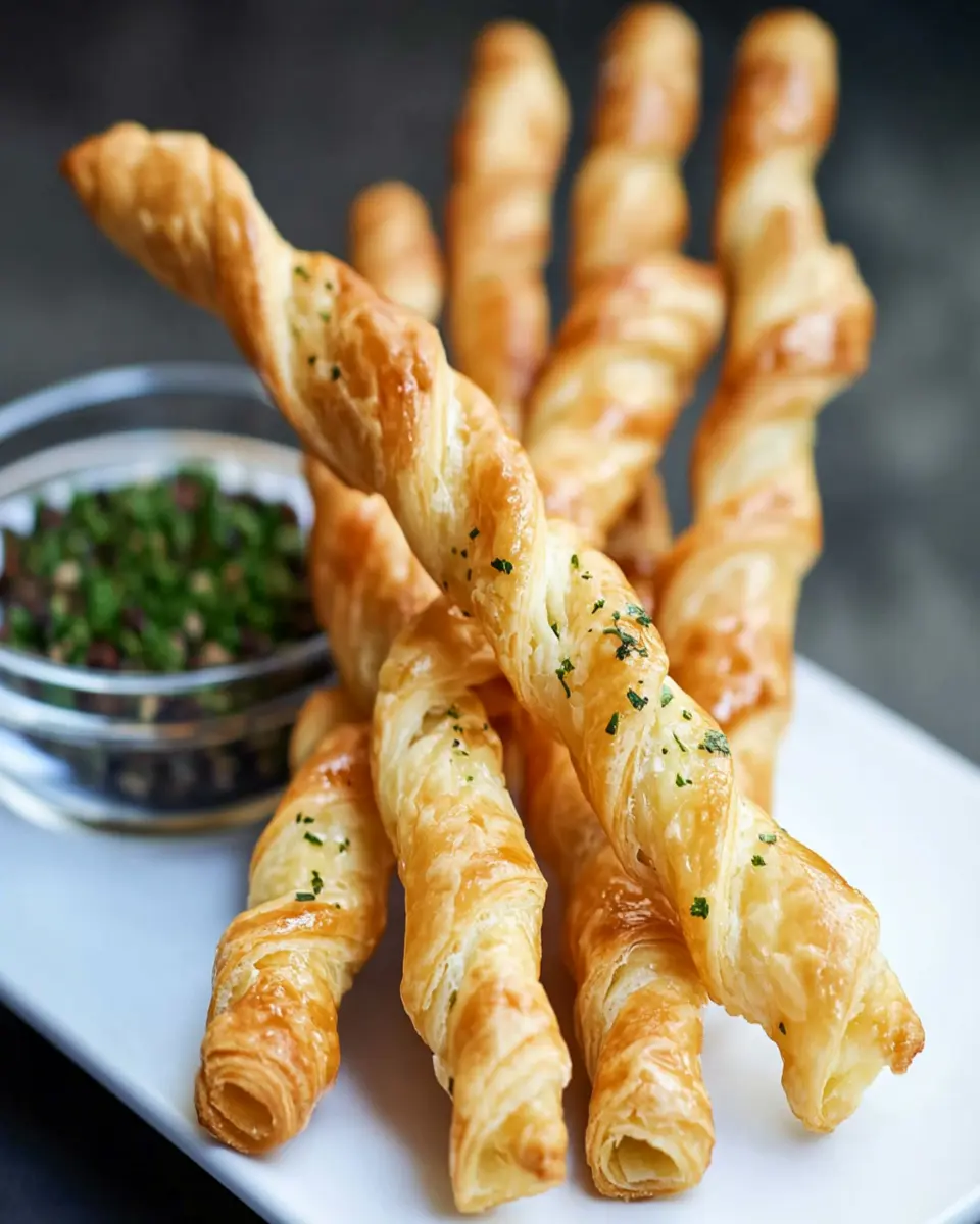 Easy Puff Pastry Cheese Straws First Image First Image