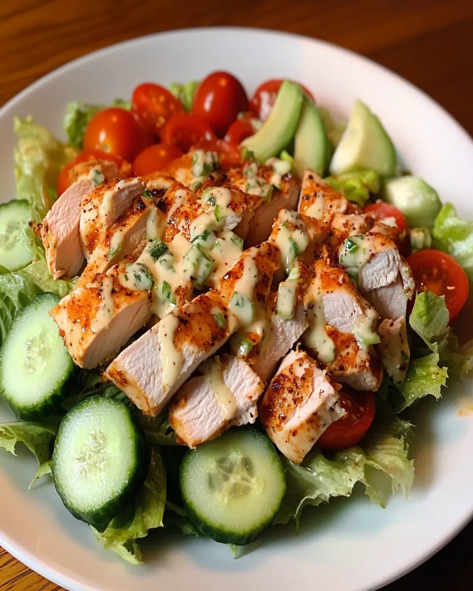 Salad with Chicken First Image First Image