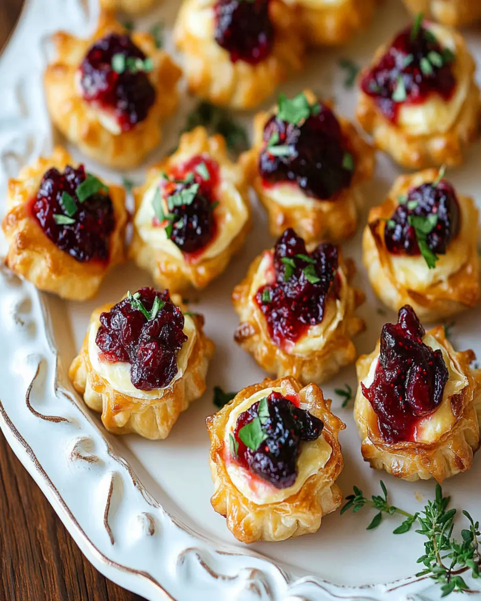 Cranberry Brie Bites First Image First Image