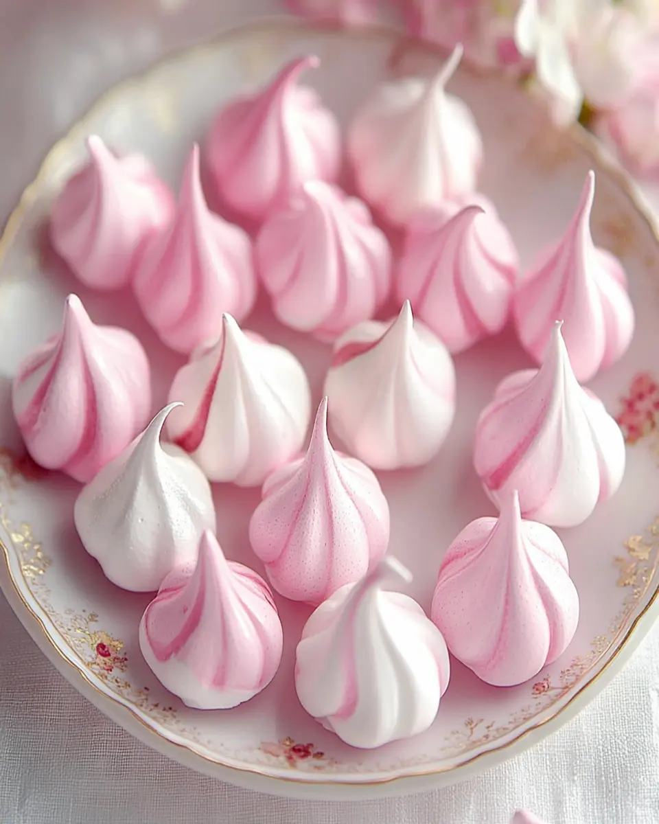 Pink Meringue Kisses First Image First Image