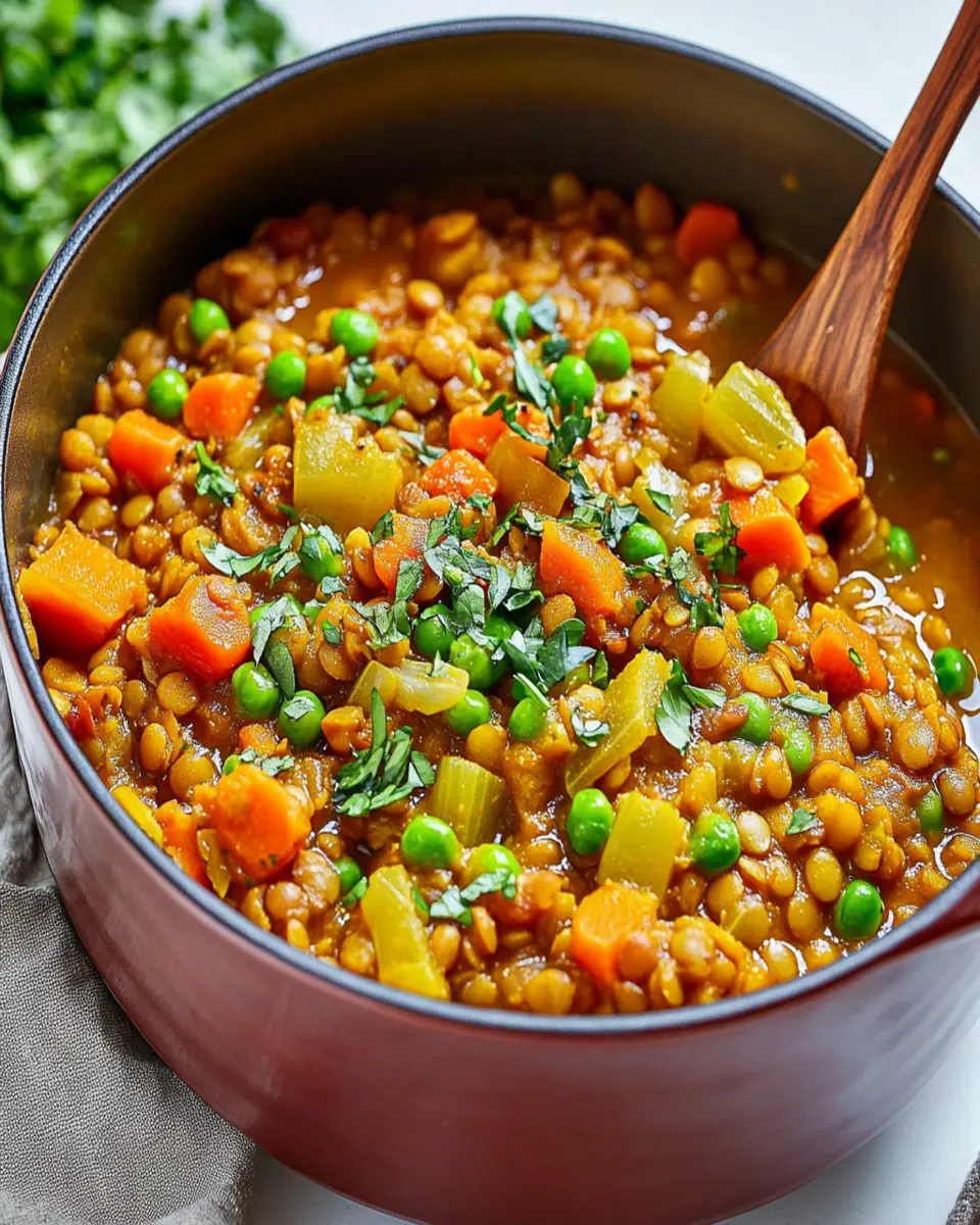 One-Pot Lentil and Vegetable Stew First Image First Image