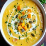 Creamy & Comforting Butternut Squash Soup First Image First Image