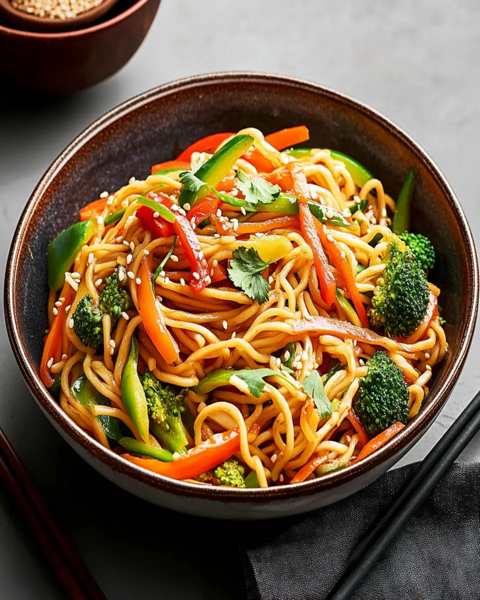 Vegetable Stir-Fry with Noodles First Image First Image