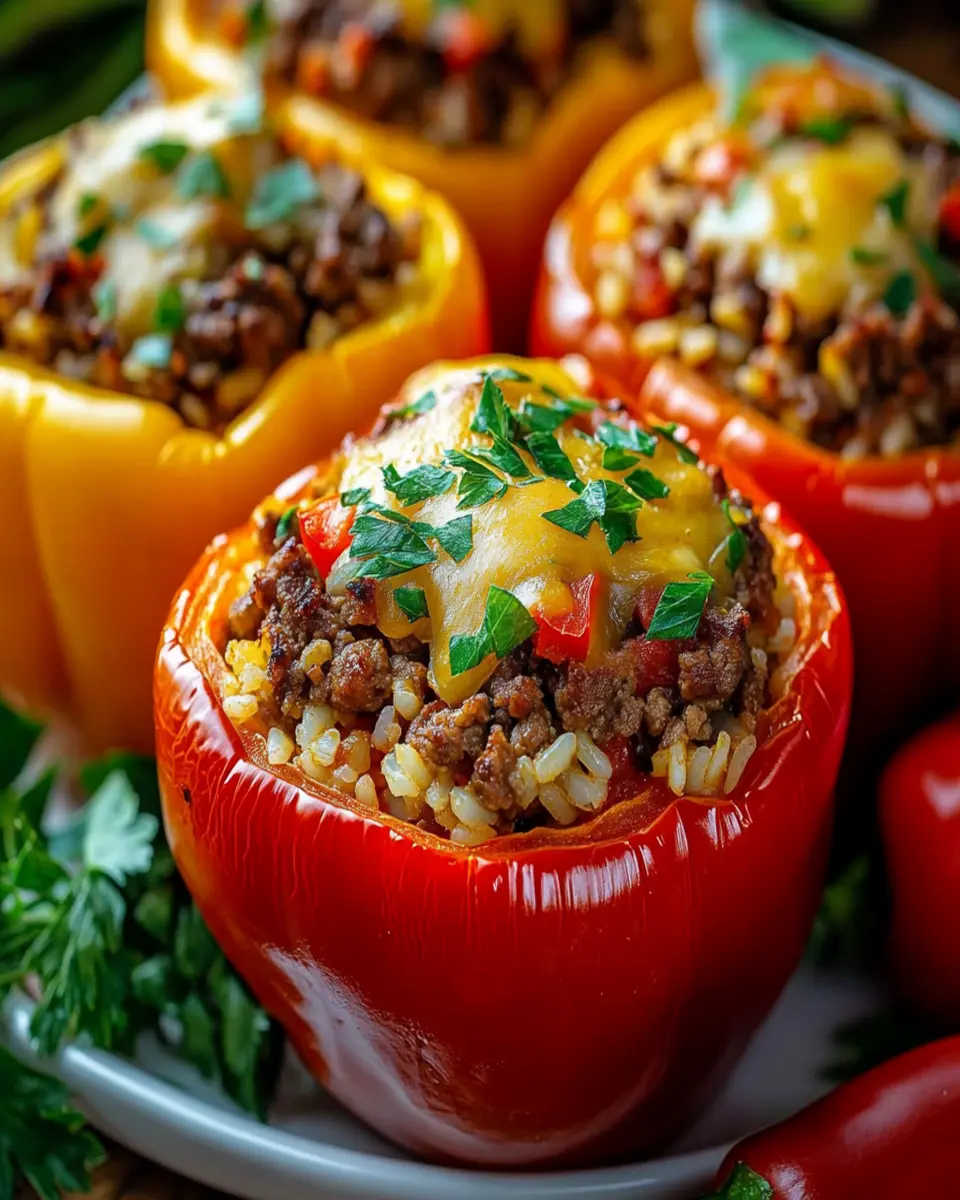 Beef Stuffed Peppers First Image First Image