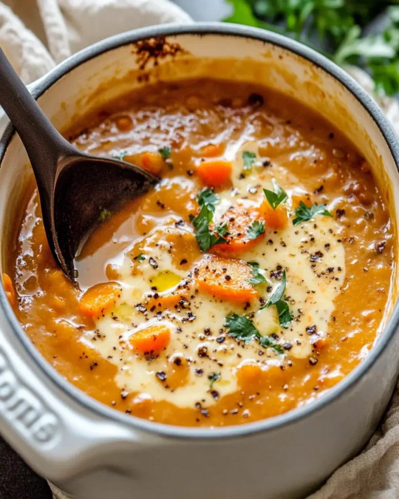 Carrot and Lentil Soup First Image First Image