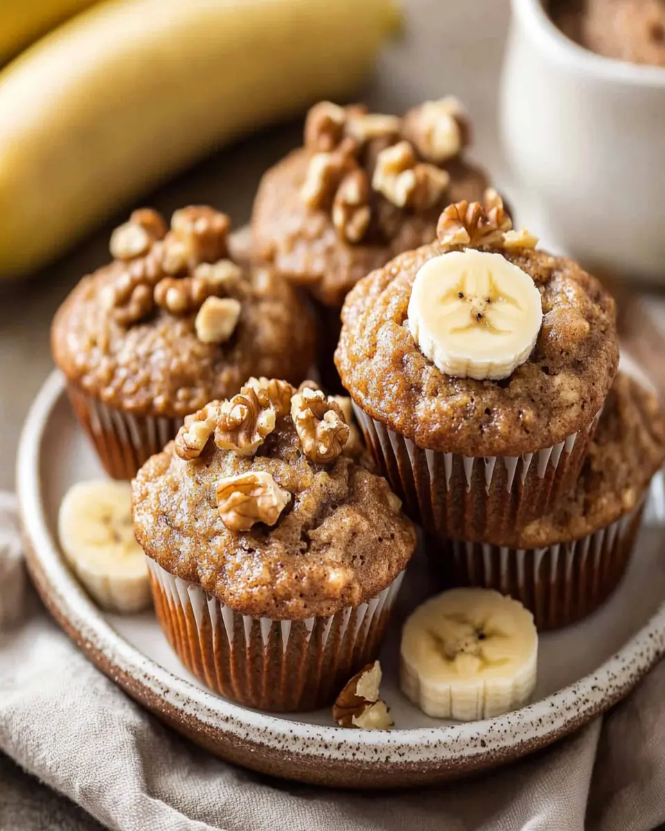 Banana Nut Muffins First Image First Image