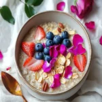 Rose Petal Infused Oatmeal First Image First Image