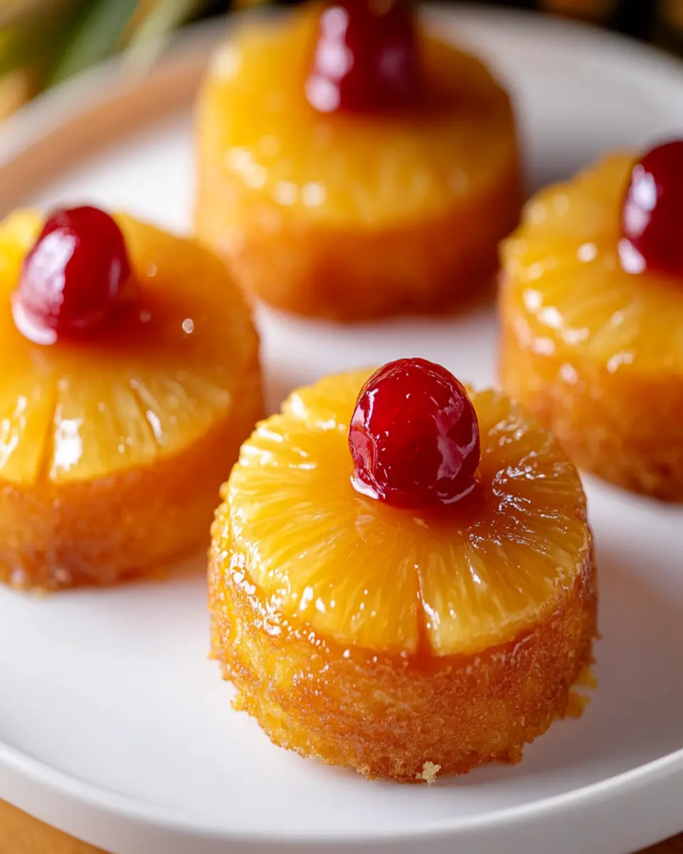 Mini Pineapple Upside Down Cakes First Image First Image